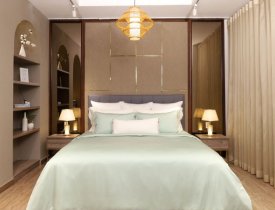 Mẫu drap giường màu trơn đẹp và độc đáo nhất hiện nay