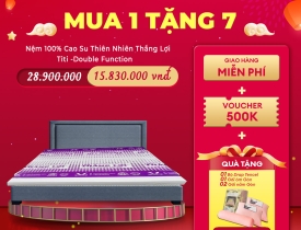 Chương trình khuyến mãi nệm Thắng Lợi mới nhất 2025