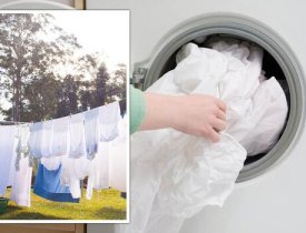 Mẹo giặt chăn ga gối nhanh khô, không hôi khi trời mưa