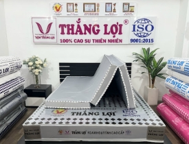 Nệm Cao Su Foam Hoạt Tính Gấp 3 Thắng Lợi Tối Ưu Cho Không Gian Nhỏ Hẹp