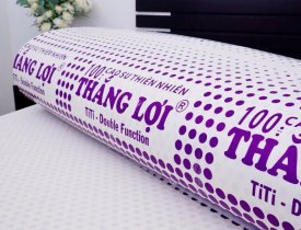 Giá Nệm Cao Su Thiên Nhiên 2 Mặt Lỗ Tròn TiTi-Double Function