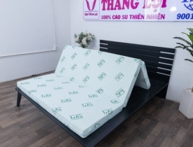 Nệm cao su thiên nhiên gấp 3 Thắng Lợi chính hãng