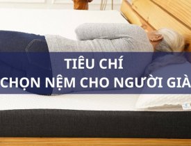 Những tiêu chí quan trọng khi mua nệm cho người già