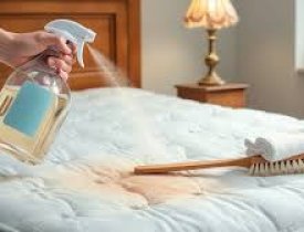Mẹo làm sạch nệm nhanh chóng tại nhà cực đơn giản