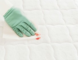 Cách xử lý vết máu trên nệm nhanh chóng tại nhà