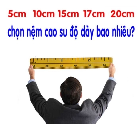 Nệm Thắng Lợi có độ dày từ bao nhiêu cm?