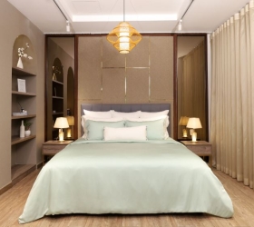 Mẫu drap giường màu trơn đẹp và độc đáo nhất hiện nay