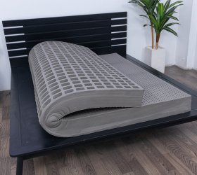Nệm Cao Su Thiên Nhiên Thắng Lợi Bo Bo - Than Hoạt Tính 15cm 