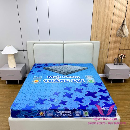 Nệm MELI Foam Thắng Lợi-Nệm Êm Ái, Đàn Hồi, Nâng Đỡ Cơ Thể Tốt