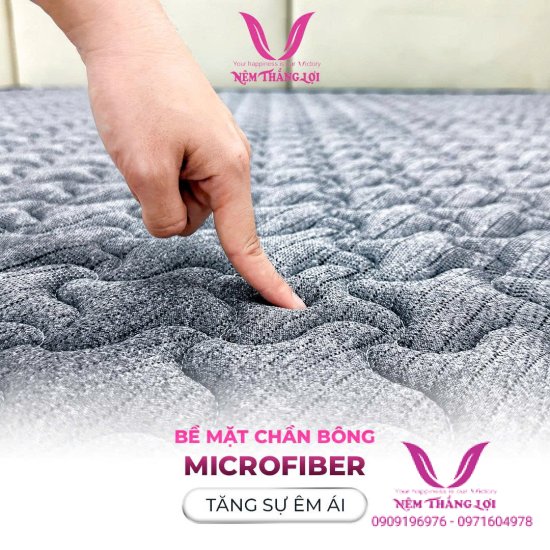 Nệm MELI Foam Thắng Lợi-Nệm Êm Ái, Đàn Hồi, Nâng Đỡ Cơ Thể Tốt