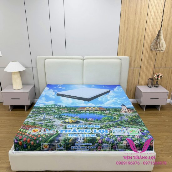 Nệm Dalat Foam Thắng Lợi Dòng Mới Ra Công Nghệ Mới Áo Nệm Mát Lạnh