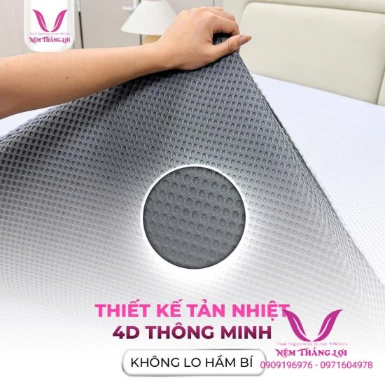 Nệm Dalat Foam Thắng Lợi Dòng Mới Ra Công Nghệ Mới Áo Nệm Mát Lạnh