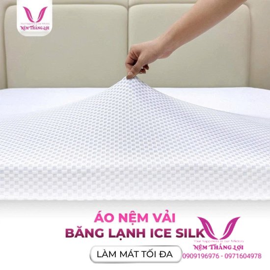 Nệm Dalat Foam Thắng Lợi Dòng Mới Ra Công Nghệ Mới Áo Nệm Mát Lạnh