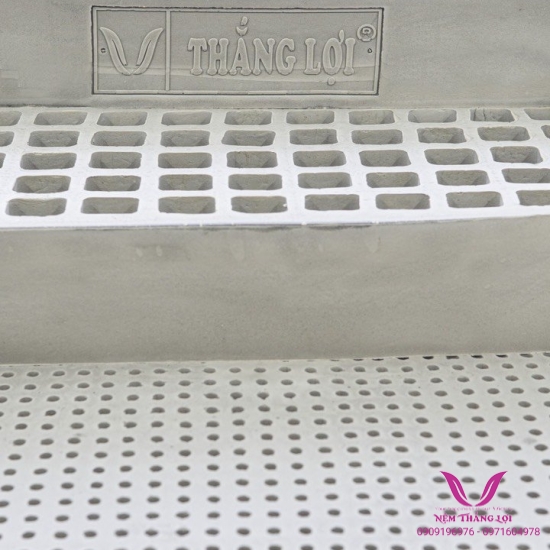Nệm 100% Cao Su Thiên Nhiên Thắng Lợi Bo Bo-Than Hoạt Tính 5P