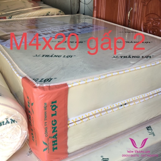 Nệm Cao Su Non Thắng Lợi Gấp 2 Với Độ Dà 10cm,15cm, 20cm