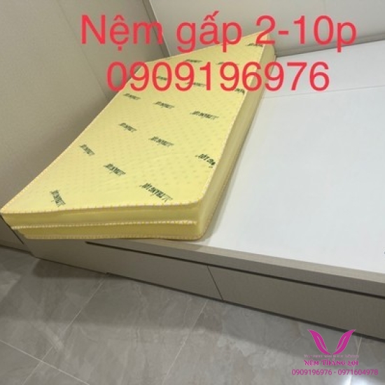Nệm Cao Su Non Thắng Lợi Gấp 2 Với Độ Dà 10cm,15cm, 20cm