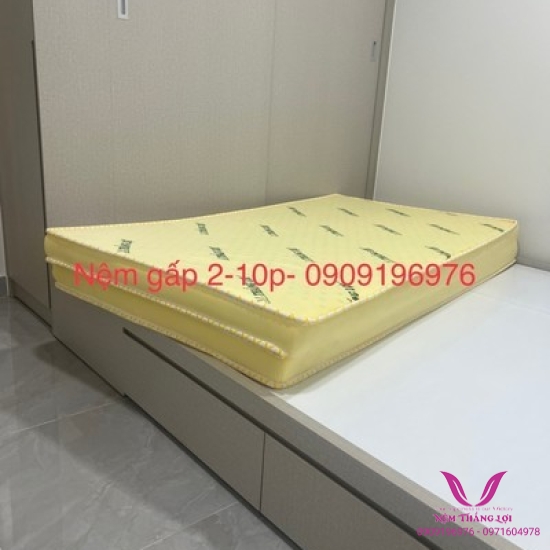 Nệm Cao Su Non Thắng Lợi Gấp 2 Với Độ Dà 10cm,15cm, 20cm