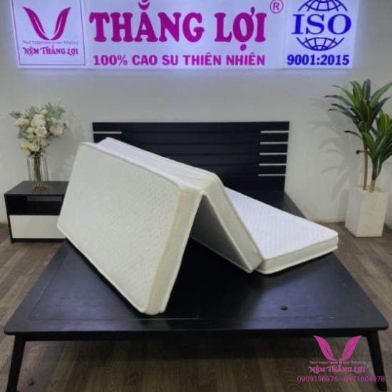 Nệm Cao Su Wonder Foam Gấp 3 Hàng Chính Hãng Công Ty Bảo Hành 15 Năm Về Sụt Lún